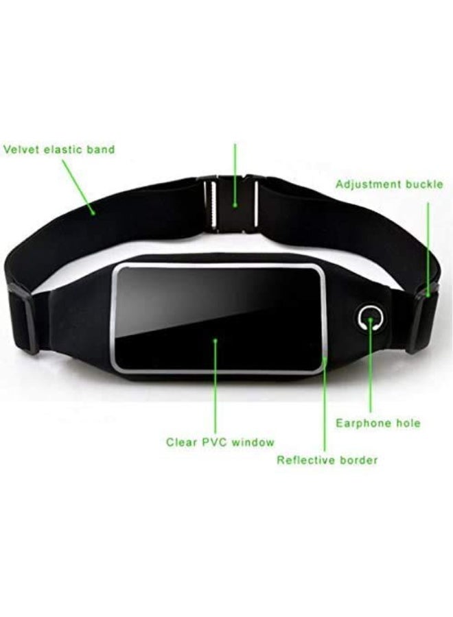 Sports Waist Belt for Mobile Pack Touch Screen  - Waterproof Hand Fitness Mobile Case for Running Jogging Sports & Gym Activities for - Image 1